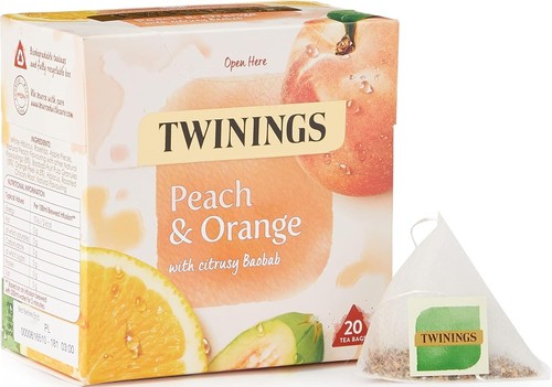 Twinings peach orange tea - peach,