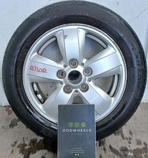 MINI COOPER ALLOY WHEEL 15" HELI COMPLETE WITH TYRE X1 SINGLE SPARE 