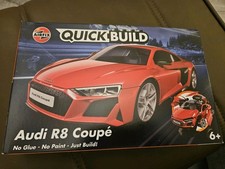 Airfix Quickbuild Audi R8 Coupe Model Car Kit. No Glue, No Paint, Just Build.