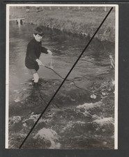 PHOTOGRAPH An Evacuee Fishing