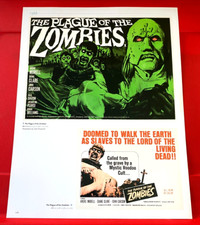 The Plague Of The Zombies Hammer Movie/Film Poster Art PICTURE / PRINT 13" x 10"