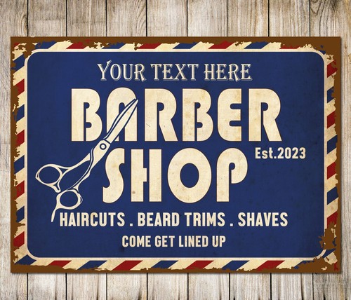 Personalised barber shop - personalised,