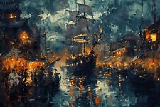 PIRATE SAIL SHIP CANVAS