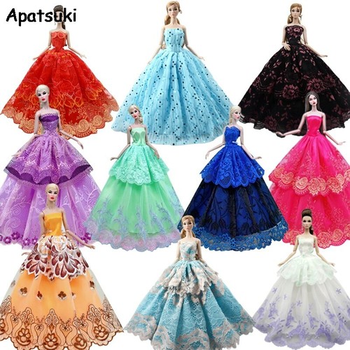 Colorful lace wedding dress - lace,