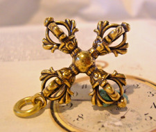 Pocket Watch Chain Fob Gothic