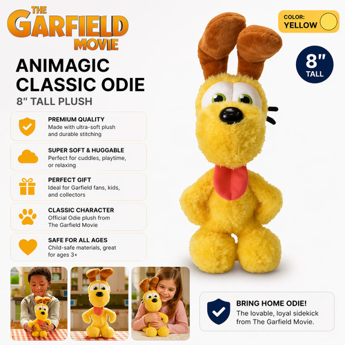 Animagic odie plush inch - animagic,