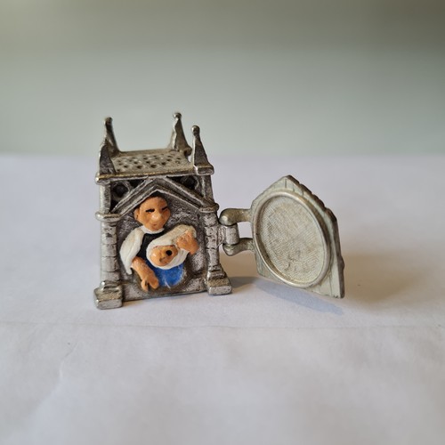 Pewter thimble christening day - pewter,