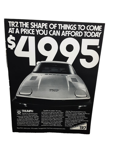 Vintage 1977 triumph tr7 - tr7, ad
