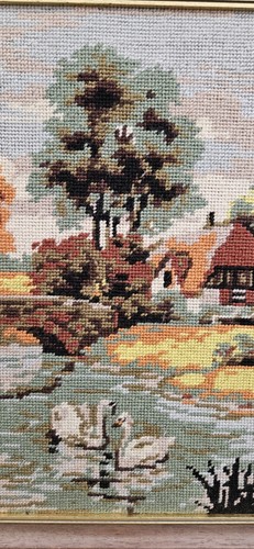 Vintage wool tapestry - vintage,