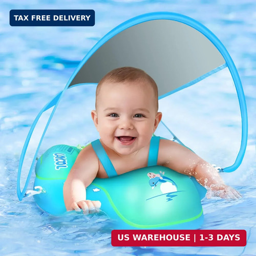 Baby pool float with canopy - float,