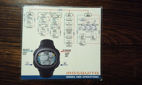 Suunto mosquito dive - dive, computer