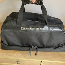 Retro Lambretta Black Hold-all With Separate Underneath  Shoe Compartment