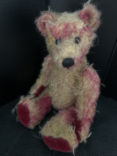 Lovely red mottled - mottled, mohair