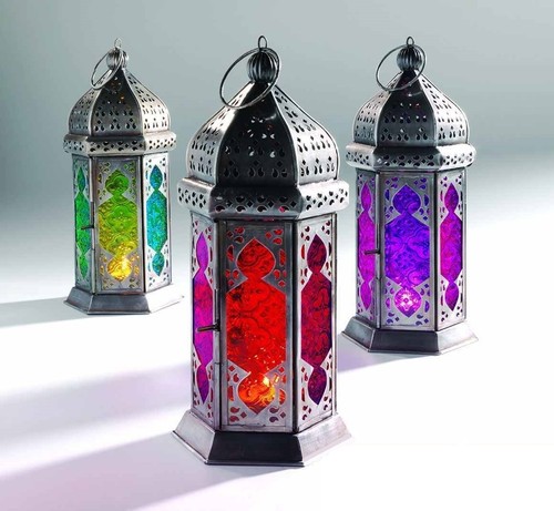 Large tonal glass moroccan - tonal,