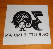 One Little Indian Window Cling Original Promo 7x7