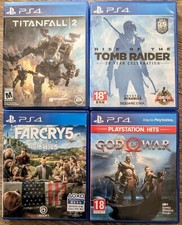 PS4 Games bundle - pack of 11 - Far Cry 5, God of War, Titanfall 2, Tomb Raider