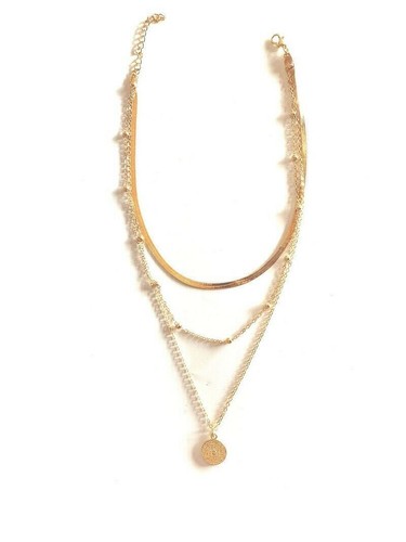 New necklace multi layer - necklace,