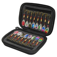 16 x Spinner Lure Set + Case -
