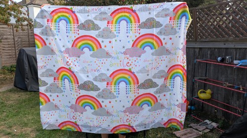 Cotton kids curtain