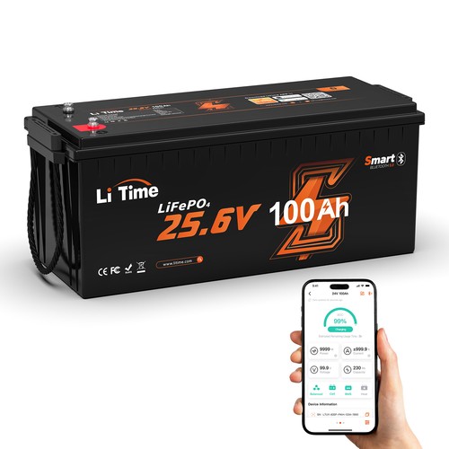 Litime 24v 100ah - smart, low