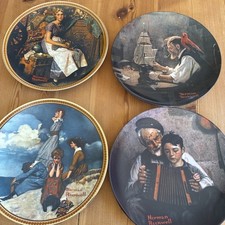 Norman Rockwell Plate Collection Job Lot Collectible Limited Editions