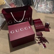 GUCCI Large Bag Burgundy Red