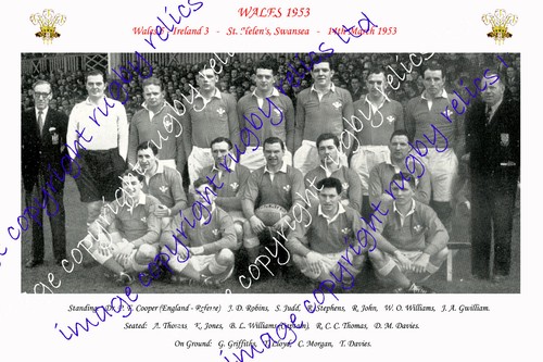 Wales 1953 rugby team - rugby,