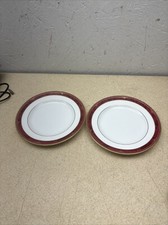 2 Spode Bordeaux Y8594 Plates