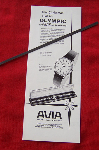 Avia olympic watch - watch, 1962