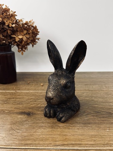 Bronze bunny rabbit head - bronze,