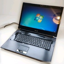 Retro Gaming Laptop Asus W90 18.4 Full HD Intel Core 2 Duo T9550 6GB RAM Win 7 