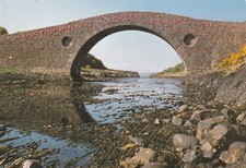 EASDALE, THE BRIDGE OVER THE ATLANTIC, Argyll, Scotland - Vintage POSTCARD