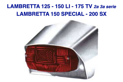 Complete taillight lambretta - taillight,