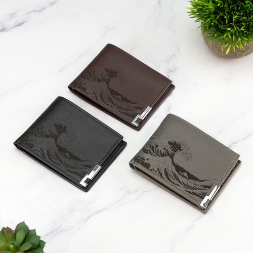 Japanese wave wallet vegan - japanese,