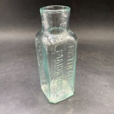Antique Apothecary Bottle Embossed MAIDSTONE Pharmacy Eiffel Tower Fruit Juice