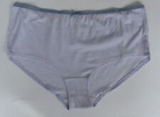 M & S size 12 full briefs knickers panties 100% cotton pale Blue