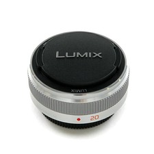 Panasonic LUMIX G 20mm F1.7 II ASPH Lens Silver 4/3 Camera H-H020A-S KK9N0D18P
