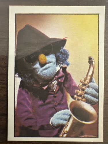 Zoot 1979 panini muppet - zoot,,