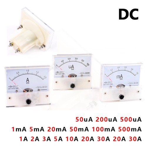 Ammeter 30a analog - 0-30a, dc