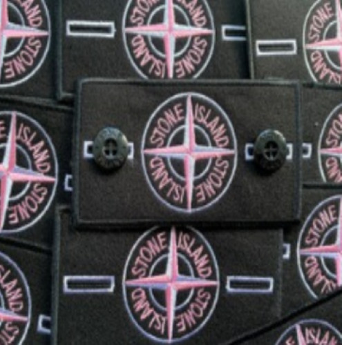 Stone island badge - island, pink