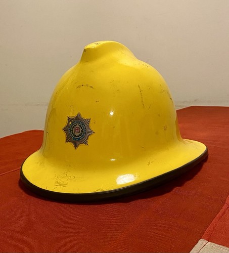 1990s vintage fireman helmet - vintage,