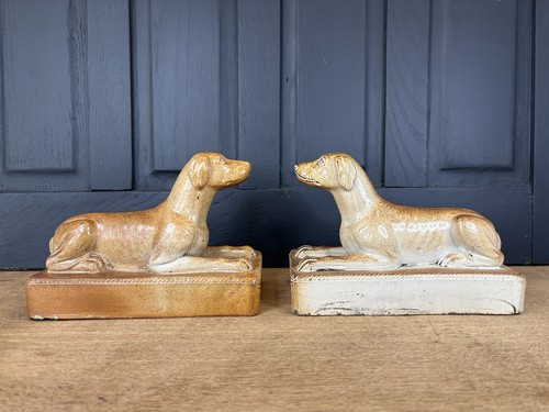 Pair rare salt glazed - of,