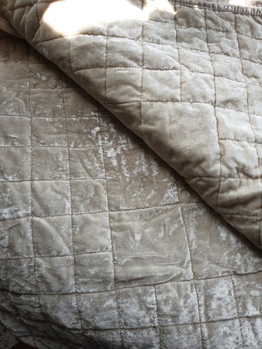 Large heavy vintage beige