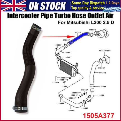 Turbo outlet air intercooler - outlet,