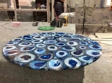Blue Agate Stone Office