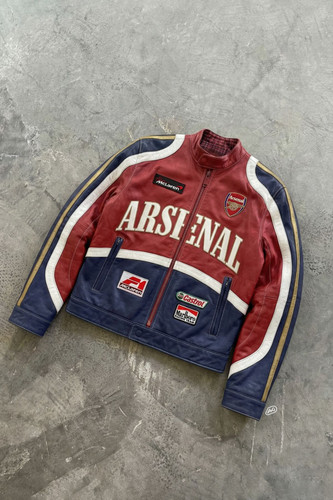 Arsenal style racing leather - style,