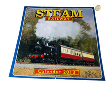 Calendar Steam Railway 2013 Train Collectable Vintage ra