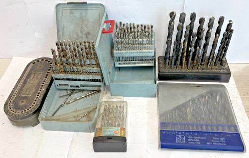 Used job lot hss - lot, drills
