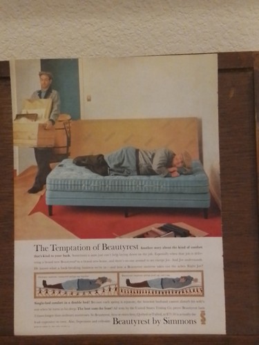 1960 simmons beautyrest - 1960,