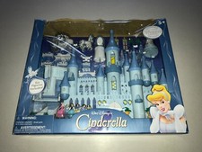 RARE Cinderella Dream Castle 6 Figurines Disney Princess Store Exclusive NIB